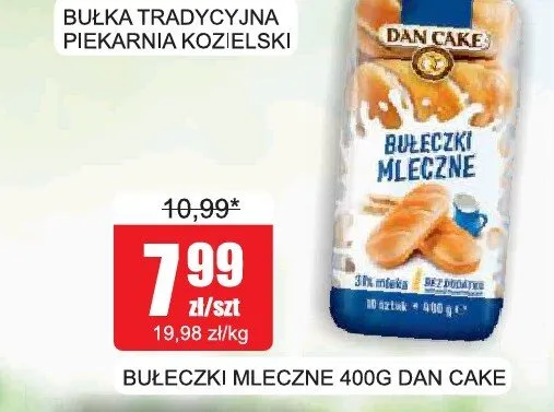 Bułeczki mleczne Dan Cake promocja w Bingo