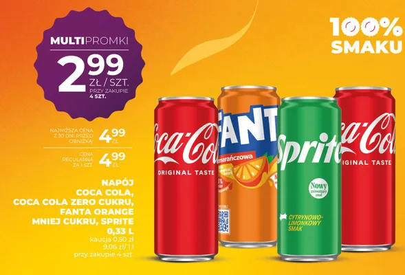 Napój Sprite cytrynowo-limonkowy promocja w Duży Ben