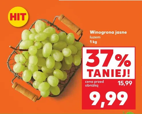 Winogrona jasne promocja w Kaufland