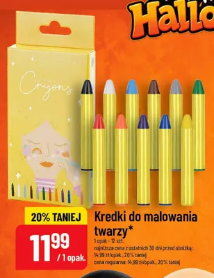 Kredki do malowania twarzy promocja w POLOmarket