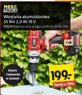 Wkrętarka akumulatorowa 35 Nm 2,0 Ah 18 V promocja w Jula