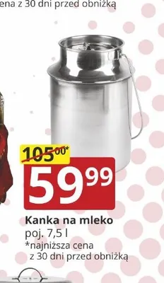 Kanka na mleko 7,5 l promocja w Prymus AGD