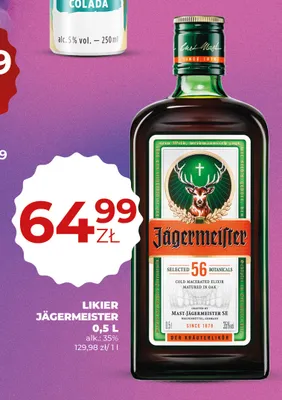 Likier Jägermeister promocja w Duży Ben