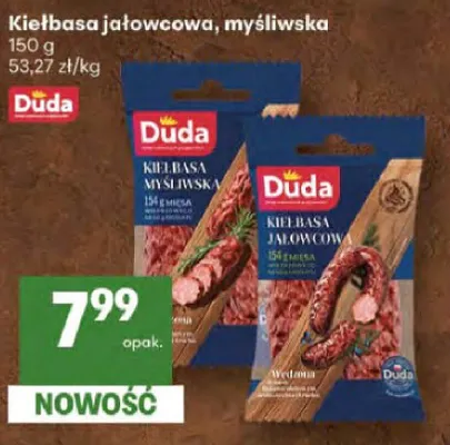 Kiełbasa jałowcowa, myśliwska promocja w Delikatesy Centrum