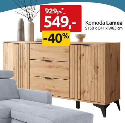 Komoda Lamea promocja w Black Red White