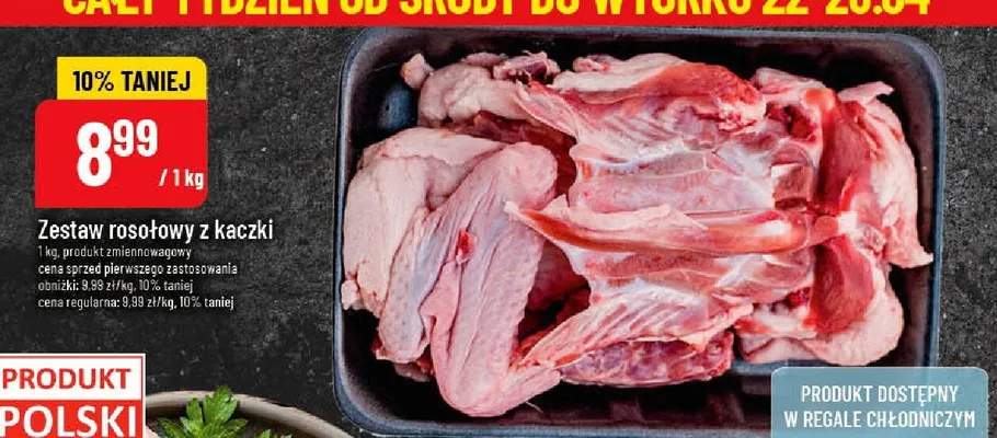 Zestaw rosołowy z kaczki promocja w POLOmarket