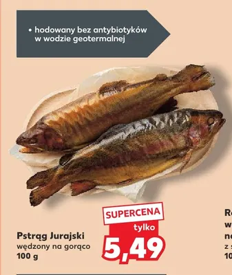 Pstrąg Jurajski wędzony na gorąco promocja w Kaufland