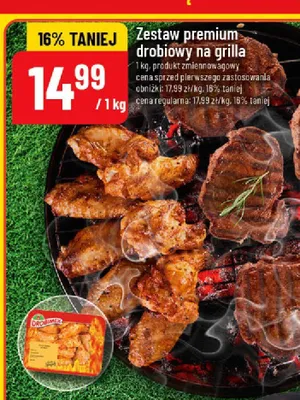 Zestaw premium drobiowy na grilla Drobimex promocja w POLOmarket