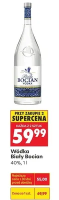 Wódka Biały Bocian 1 l promocja w Biedronka