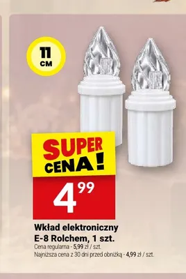 Wkład elektroniczny E-8 Rolchem 11 cm promocja w Twój Market