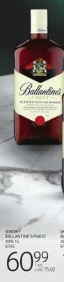Whisky Ballantine's Finest promocja w Selgros