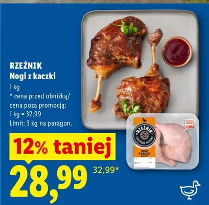 Nogi z kaczki promocja w Lidl