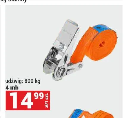 Pasy transportowe z napinaczem udźwig: 800kg 4 mb promocja w Merkury Market