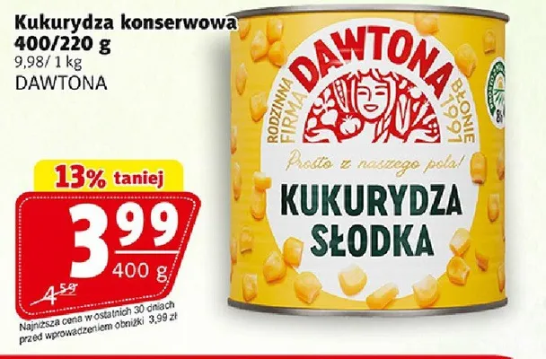 Kukurydza konserwowa promocja w Prim Market