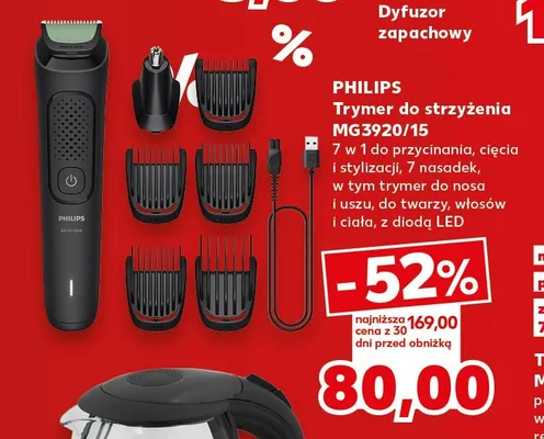 Trymer do strzyżenia Philips MG3920/15 promocja w Kaufland