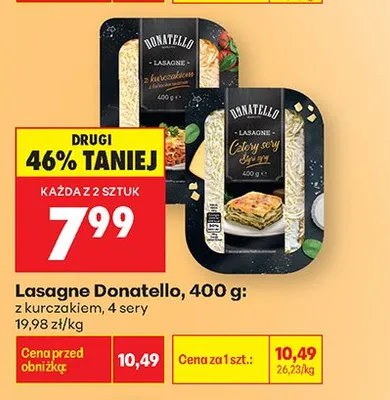 Lasagne 4 sery promocja w Biedronka