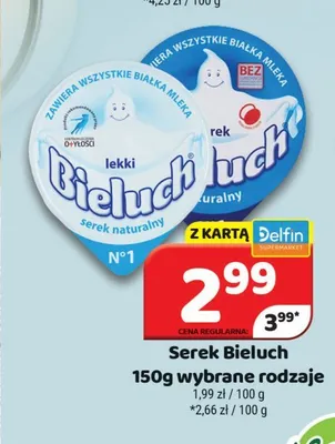 Serek naturalny Bieluch promocja w Delfin