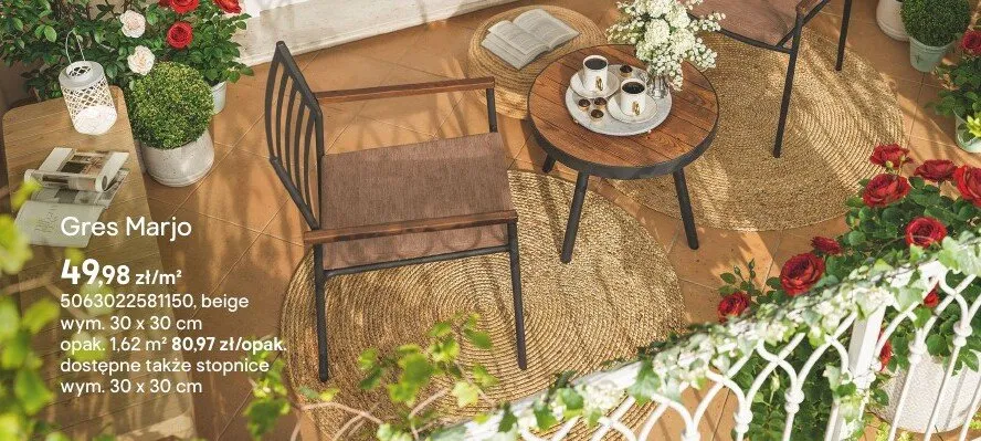 Gres Marjo beige promocja w Castorama