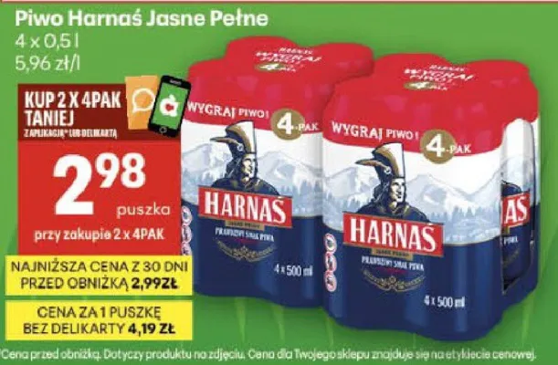 Piwo promocja w Delikatesy Centrum