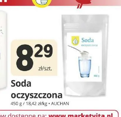 Soda oczyszczona Auchan promocja w Marketvita