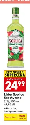 Likier Soplica Egzotyczna Kaktus Arbuz promocja w Biedronka