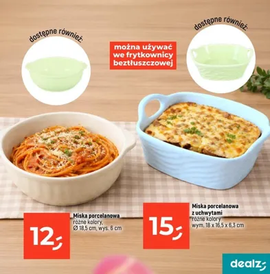 Miska porcelanowa różne kolory promocja w Dealz