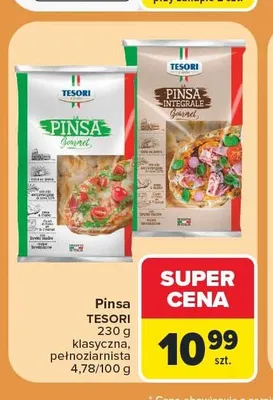 Pinsa klasyczna Tesori promocja w Carrefour