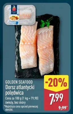 Dorsz atlantycki polędwica promocja w Aldi