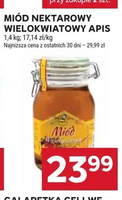 Miód nektarowy wielokwiatowy Apis promocja w Stokrotka