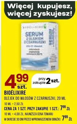 Olejek intensywny serum z czarnuszką promocja w Drogerie Natura