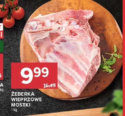 Żeberka wieprzowe mostki promocja w Stokrotka