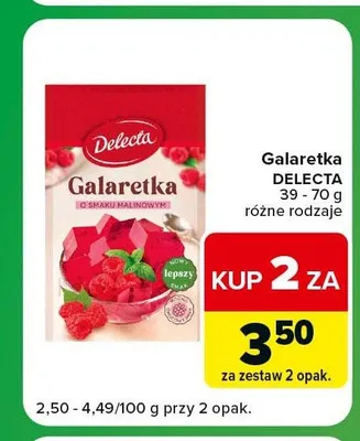 Galaretka Delecta promocja w Carrefour Express