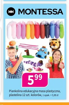 Piankolina edukacyjna masa plastyczna Montessa promocja w Drogerie Polskie