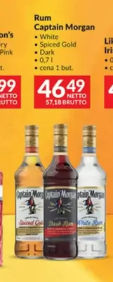 Rum Captain Morgan Dark promocja w Makro