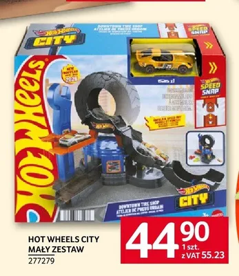 Hot Wheels City mały zestaw promocja w Selgros