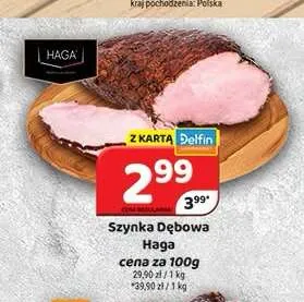 Szynka Dębowa Haga promocja w Delfin