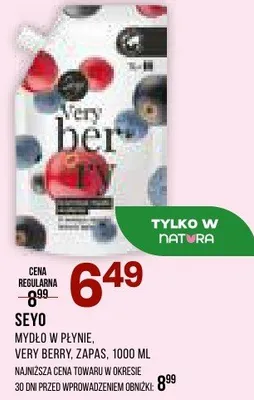 Mydło w płynie very berry promocja w Drogerie Natura