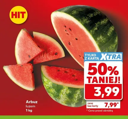 Arbuz luzem promocja w Kaufland