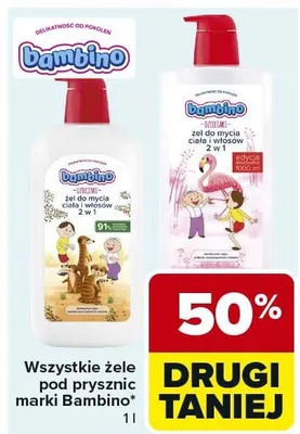 Wszystkie żele pod prysznic promocja w Carrefour