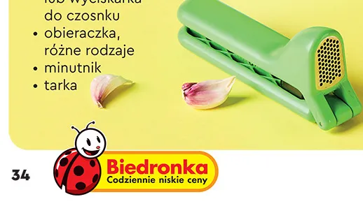 Wyciskarka do czosnku Joie promocja w Biedronka