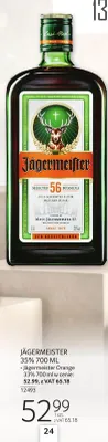 Likier Jägermeister 700ml promocja w Selgros