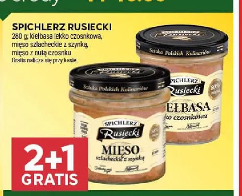 Spichlerz Rusiecki mięso z nutą czosnku promocja w Stokrotka