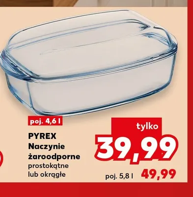 Naczynie żaroodporne prostokątne Pyrex 5,8 l promocja w Kaufland