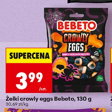 Żelki crowly eggs Bebeto promocja w Biedronka