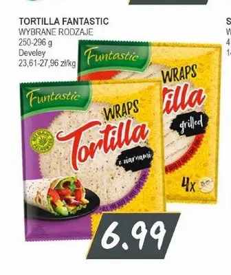 Tortilla Fantastic Grilled Develey promocja w Słoneczko