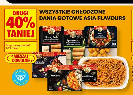Sajgonki z warzywami Spring Rolls Asia Flavours promocja w Biedronka