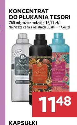 Koncentrat do płukania tkanin Tesori d'Oriente promocja w Stokrotka