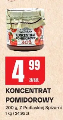 Koncentrat pomidorowy promocja w Chorten