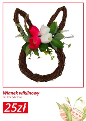 Wianek wiklinowy promocja w KiK