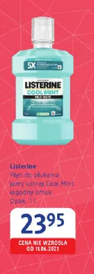 Płyn do płukania jamy ustnej Listerine Cool Mint łagodny smak promocja w Drogerie DM